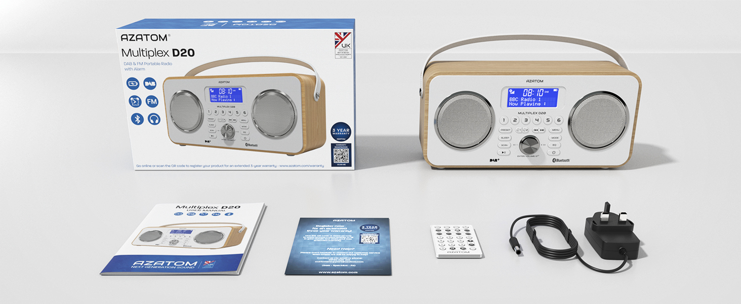 Azatom Multiplex D20 DAB Radio